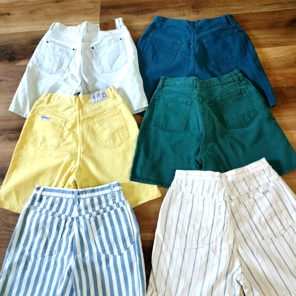 Vintage Retro Assorted Brand 70's 80's 90s Shorts Lot